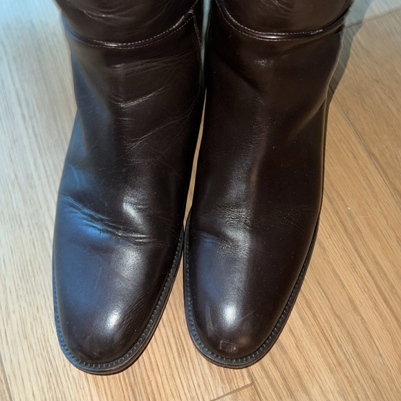 Banana Republic Brown Knee-High Leather Boots - Picture 4 of 6